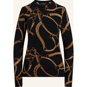 Dámský svetr Lauren Ralph Lauren Dámský Svetr, černá / světle hnědá, 36