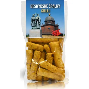 Dětská výživa Selllot, s.r.o., K Hájům 34, 155 00 Praha 5 - Vyrobeno v ČR Beskydské špalky (Radhošť) - chilli tyčinky 100 g