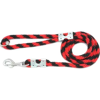 Chov hospodářského zvířete Vodítko pro psy barevné, průměr 12 mm, délka 150 cm béžovo-černé