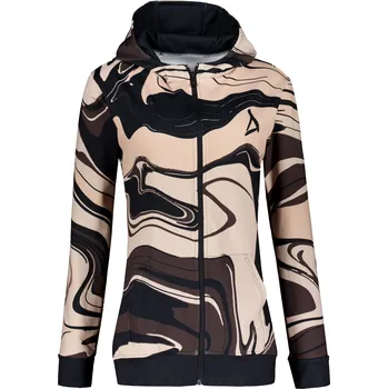 Dámská mikina Dámská funkční mikina na zip premium ALTISPORT VOJ/ALW099MI02 HNĚDÁ L