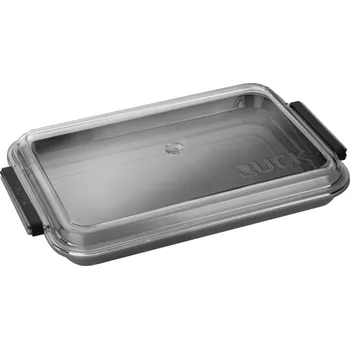 RUCK Tácek na nástroje s víkem a gumou 17 x 26 x 1,8cm antracit