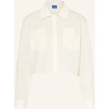 Dámská halenka Hugo Dámská Cropped Košilová Halenka Edia, režná, 38