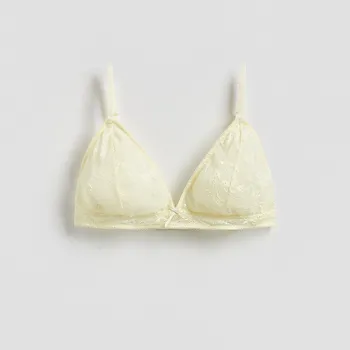 Podprsenka Reserved - Krajková podprsenka - světle žlutá - 057CO-10X - 057CO-10X-L