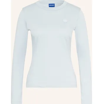 Dámské tričko Hugo Dámské Tričko S Dlouhým Rukávem Daliria, tmavě modrá, 34