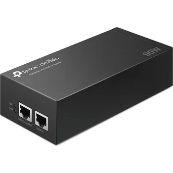 Příslušenství pro kamerový systém TP-Link POE380S Omada 10G PoE++ injektor, 802.3bt/at/af, 90W