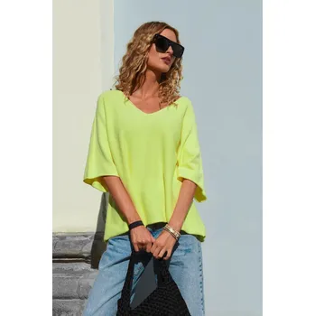 Dámský svetr DÁMSKÝ SVETŘÍK PECA del SOL CITRUS