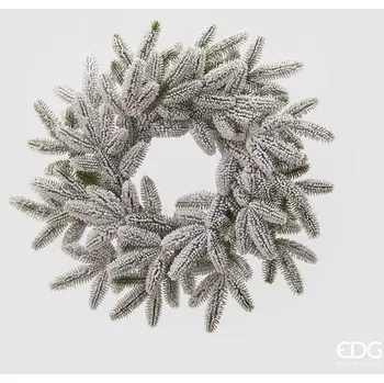 Věnec EDG Vánoční zasněžený věnec, 56 cm