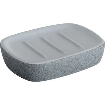 Dávkovač mýdla BISK Mýdlenka Stone šedá