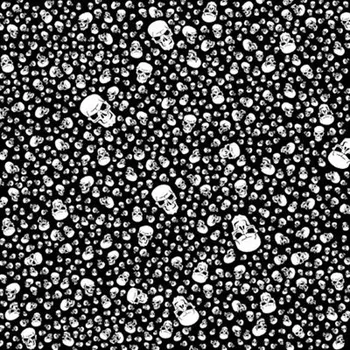 Nákrčník Bikers Mode BM Šátek bavlna malé lebky 80x80cm