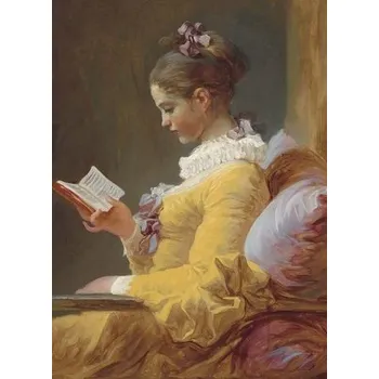 Cizojazyčná kniha A Young Girl Reading Notebook - Fragonard, Jean-Honore
