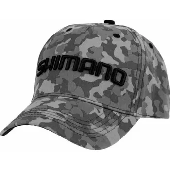 Kšiltovka Shimano Kšiltovka Cap Grey Camo One Size