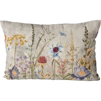 Polštář Boltze Dekorační polštář BLOMSTER, květinový vzor, 100% bavlna