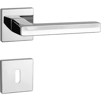 Dveřní kování AS - PEA - HR 7S rozety BB, klika/klika OC - Chrom lesklý