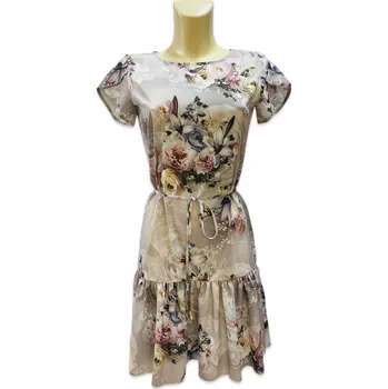 Dámské šaty Lola šaty Sofie silky Lilie - šedá, 38