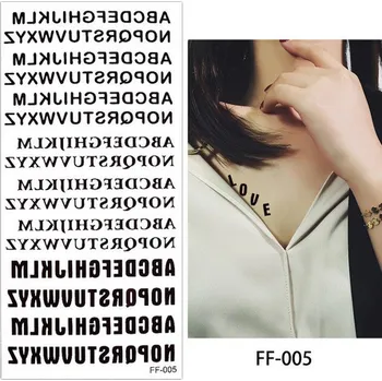 Odstranitelné tetování B-TOP Voděodolné dočasné tetování FF 005