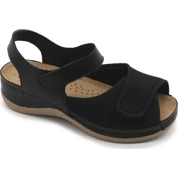 Dámská zdravotní obuv Leon 934 Dámské zdravotní sandály - Černá Velikost: 40