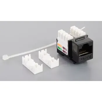 Síťový kabel Keystone UTP Cat 5e - černá (KSL5EUTPB)