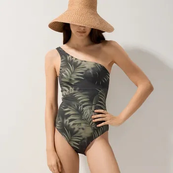 Dámské plavky Reserved - Jednodílné plážové plavky - tmavě zelená - 769CM-79X - 769CM-79X-40