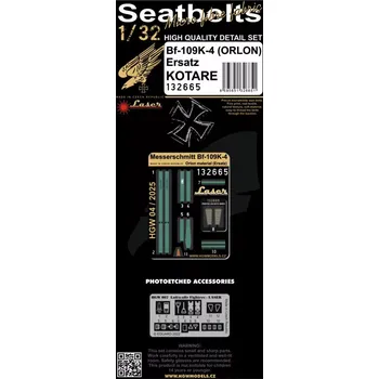 Plastikový model HGW 1/32 Seatbelts Bf 109K-4 Orlon (KOTARE)