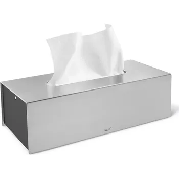 Sada koupelnových doplňků Box na papírové kapesníky PURO nerezový broušený ZACK