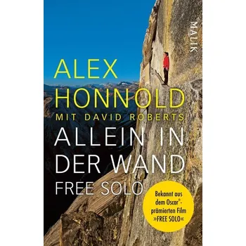 Literární cestopis Allein in der Wand - Free Solo - Honnold Alex