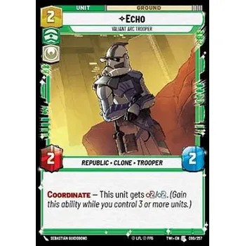 Sběratelská karetní hra Echo 090/257 - Twilight of the Republic Typ karty: Foil