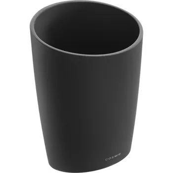 Dávkovač mýdla Cosmic Černý plastový stojan na zubní kartáčky Saku