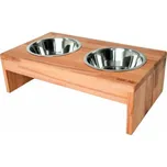 DogBar Stojan na psí misky MA-NU | Empty Velikost: M, 530 x 300 x 165 mm