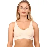 Dámská podprsenka Gina bambusová béžová (07014) XL