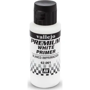 Modelářská barva Vallejo (VA62.061) Premium RC - Bílá podkladová/základní 60ml