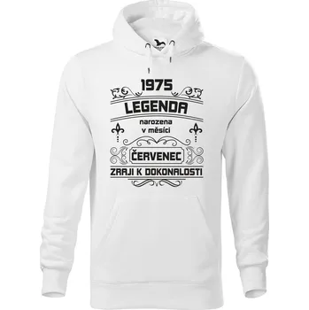 Pánská mikina DOBRÝ TRIKO Pánská mikina s potiskem Zraji k dokonalosti Velikost pánské mikiny: XL, Barva: Bílá