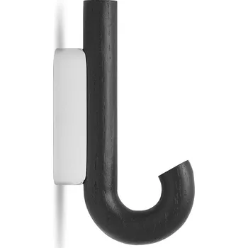 Věšák Gejst, Háček na zeď Gejst černý dub 13,3 cm chromový - Formadore