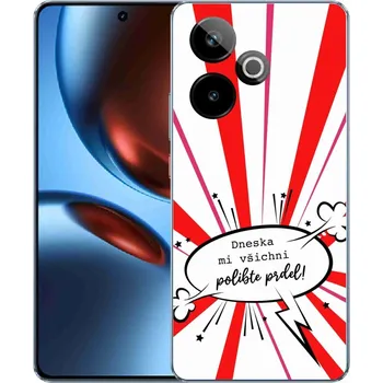 Pouzdro na mobilní telefon Gelový kryt mmCase na Realme GT 7 5G/GT 7T 5G - vtipný text 15 bílé pozadí