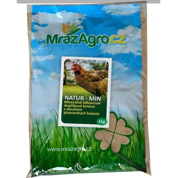 Krmivo pro hospodářské zvíře NATUR - MIN 1 kg, max. snáška v oddobí sucha, zimy, celoročně 1 kg