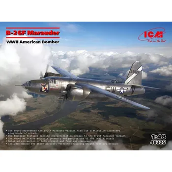 Modelářství ICM 1/48 B-26F Marauder, American WWII Bomber