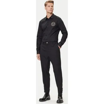 Pánská košile Versace Jeans Couture Košile 79GALKS2 CN00K Černá Slim Fit 54