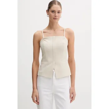 Dámská halenka Halenka Dkny dámská, béžová barva, UD5JS043 80X, vel. 36