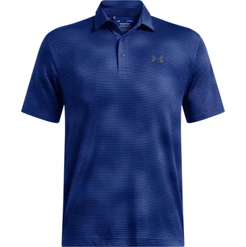 Pánské tričko Under Armour Playoff 3.0 Printed pánské polo, modro/černé pánské, M