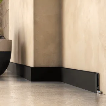 Podlahová lišta Mardom Decor DuroFit Voděodolná podlahová lišta PF080B (Černá)