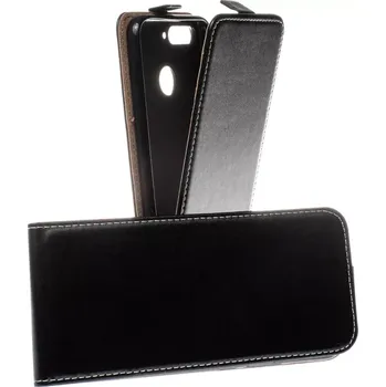 Pouzdro na mobilní telefon Pouzdro Forcell Slim Flip Flexi Huawei Y6 2018 / Y6 Prime 2018 Černé