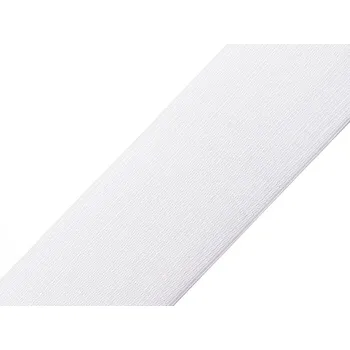 Textilní guma Pruženka tkaná šíře 40 mm bílá 5 m