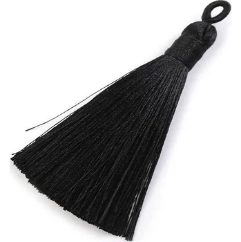 Střapec délka 80 mm černá 10 ks