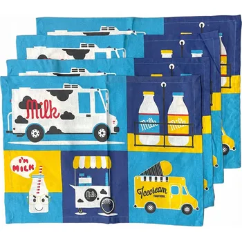 Prostěradlo Obdélníková podložka bavlna 35 x 48 cm