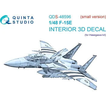Plastikový model Quinta studio 1/48 F-15E 3D-Print.&col.interior (HAS) SMALL