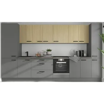 Kuchyňská linka Kuchyňská linka Scandi / Nessa, Sestava D, 370 cm