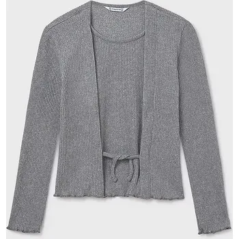 Dívčí svetr Dětský svetr Mayoral 7033.8E.Junior.9BYA šedá 90X, vel. 152