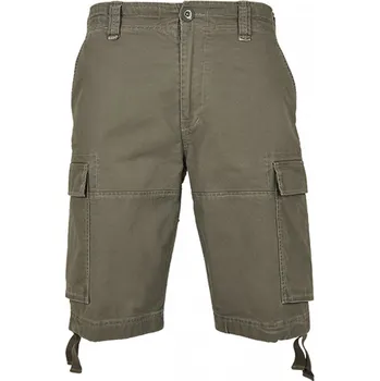 Pánské kraťasy Build Your Brandit Vintage kapsáčové kraťasy Urban Classics Barva: zelená olivová, Velikost: XXL BYB2002