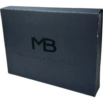 Dárková krabička Černá dárková krabička pro autorské plédy velká, MB