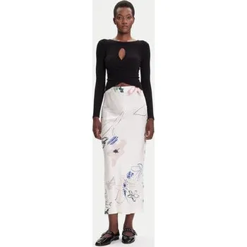 Dámská sukně Desigual Maxi sukně Paul 25WWFW07 Bílá Regular Fit M