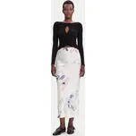 Desigual Maxi sukně Paul 25WWFW07 Bílá Regular Fit XL